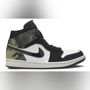 Jordan 1 Mid Camo